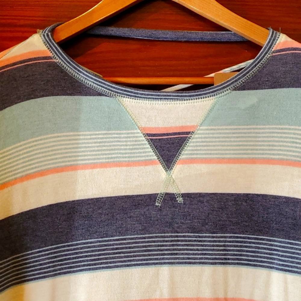 CY Fashion women's striped oversize lightweight pullover‎ top